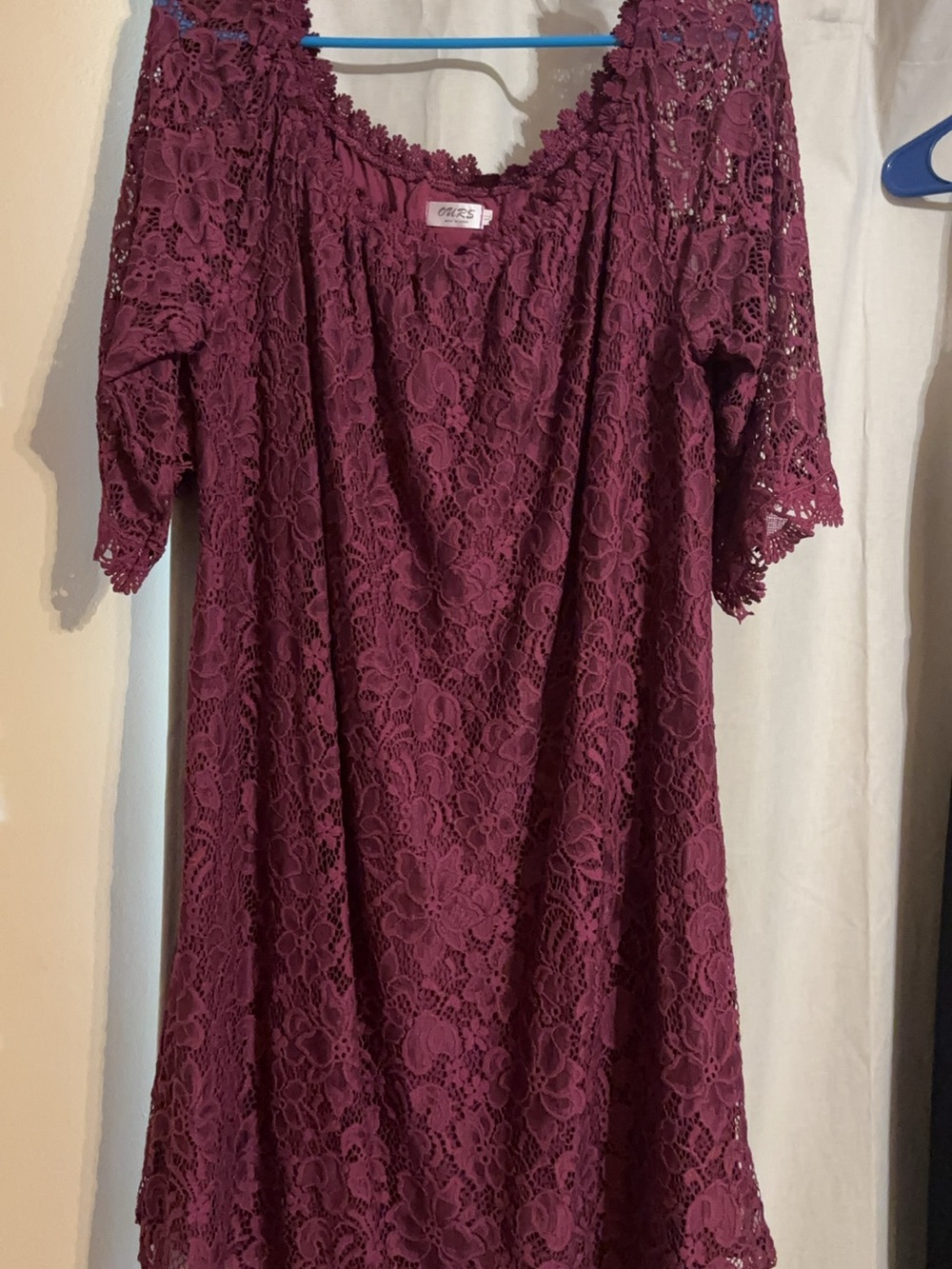 Women’s Lace Dress - Burgundy by